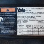 YALE 1600 KGS ELÉCTRICA 3 RUEDAS full