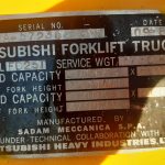 MITSUBISHI 2500 KGS DIESEL full